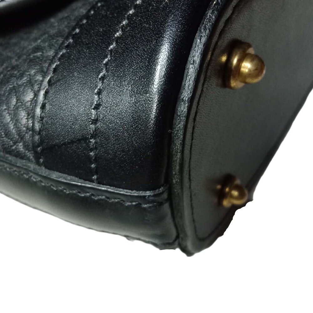 Rare VIntage Dooney & Bourke East/West Shoulder Bag P174 in Black - Picture 13 of 13